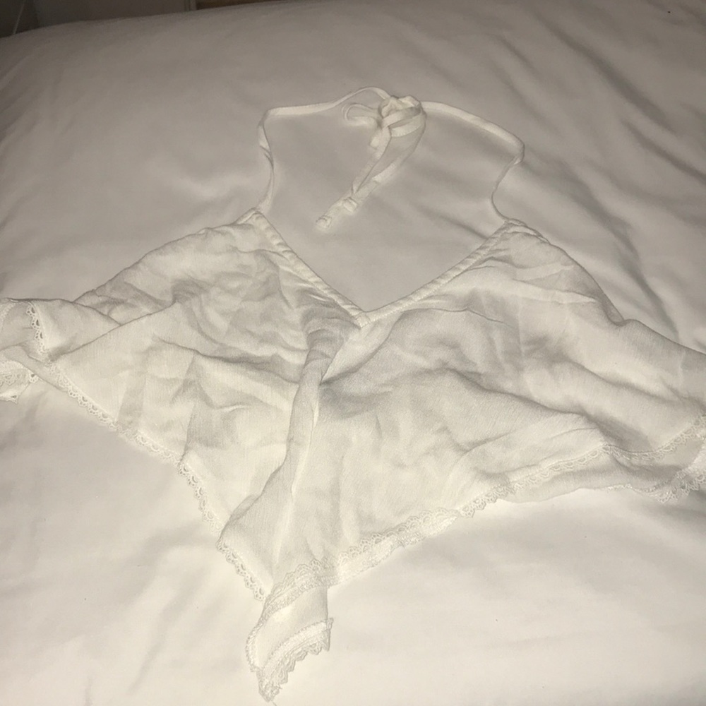 white halter top